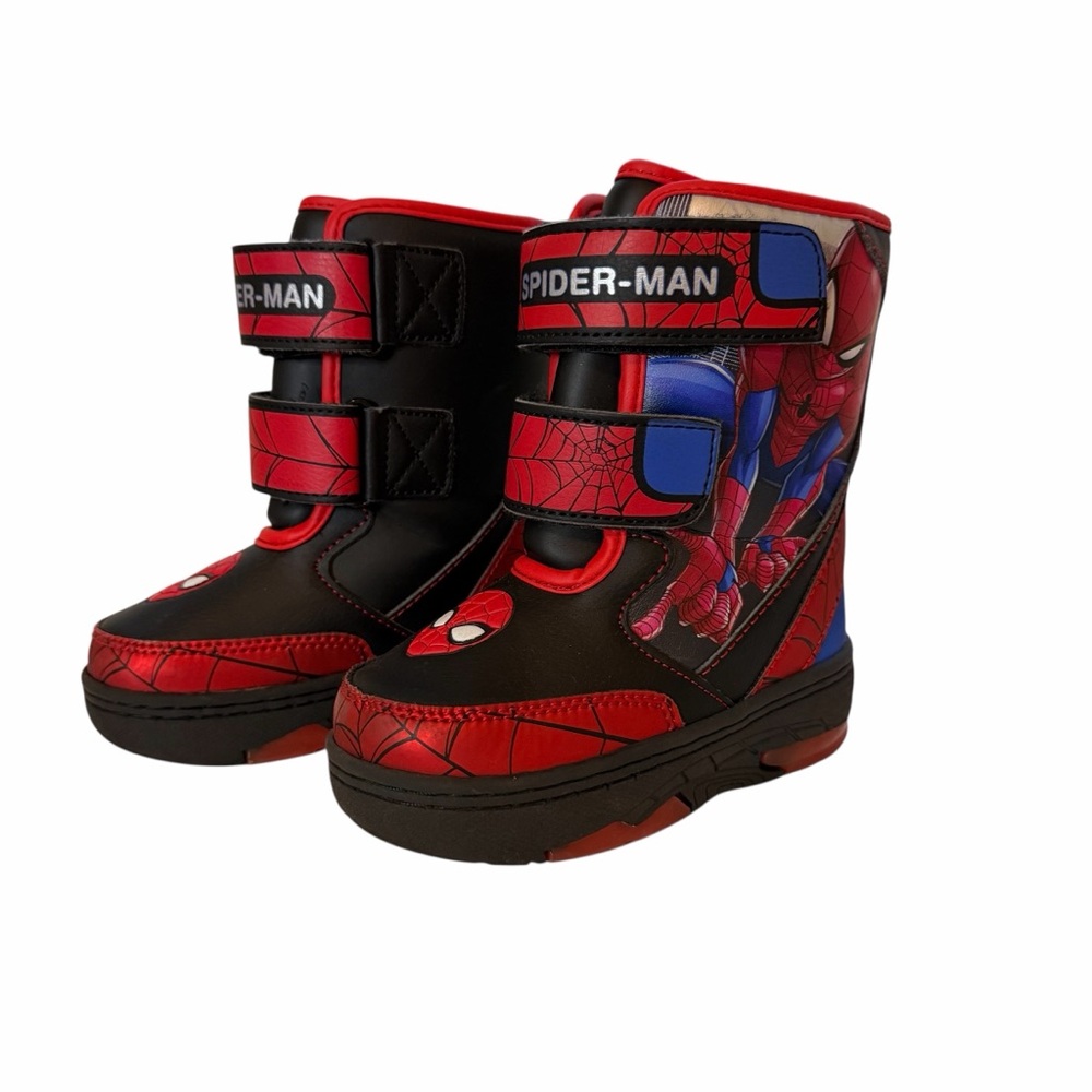 2/$30 Marvel Spider-Man Red and Black Snow boots